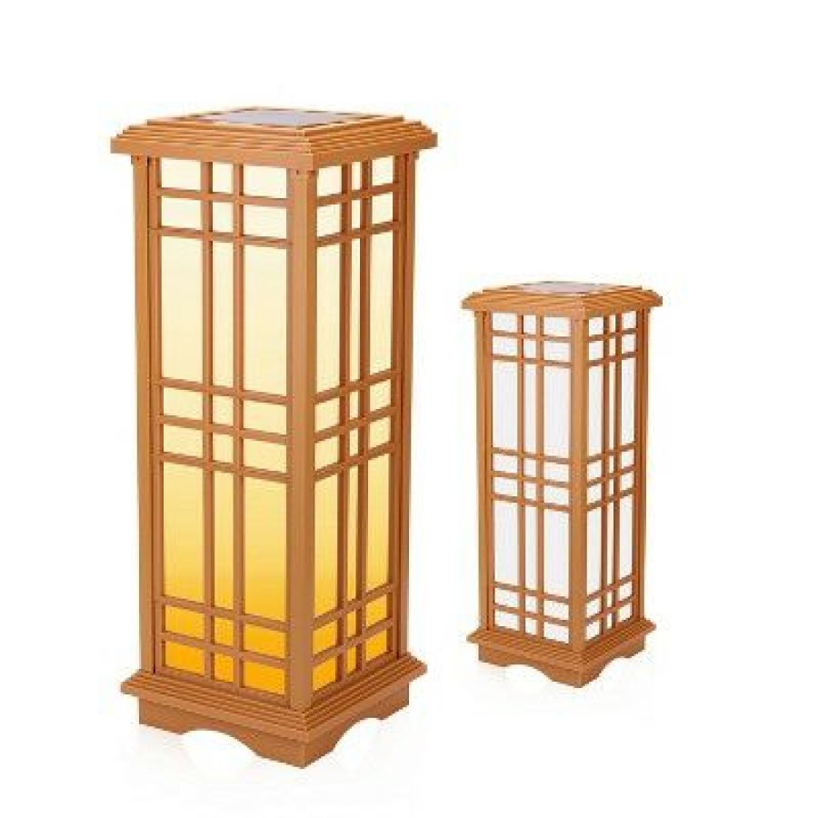 * | Best Reviews Of Solar Led Zen Outdoor Lantern With Amber/White Light Techko Maid