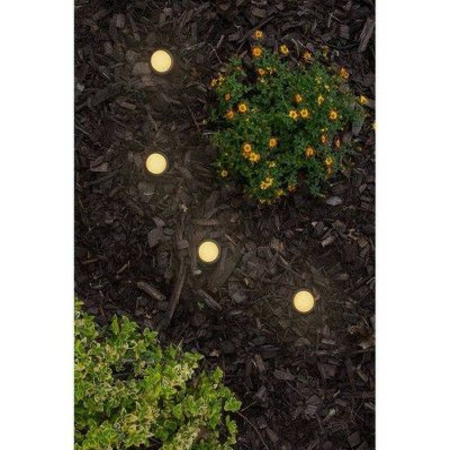 * | Wholesale 15 Pucks Seasons Mini Led Acrylic Landscape Lights Black Enbrighten