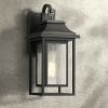 * | Discount John Timberland Modern Outdoor Wall Light Fixture Painted Bronze 15 Seeded Clear Glass Lantern Exterior House Porch Patio Deck