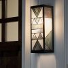 * | Top 10 16.25" Stained Glass 1-Light Rectangular Geometric Outdoor Light Wall Sconce River Of Goods