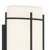 * | Budget John Timberland Modern Outdoor Wall Light Fixture Black 12 3/4 White Oval Glass Exterior House Porch Patio Outside Deck Garage