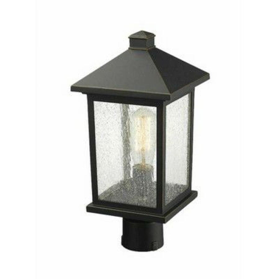 * | Wholesale 1 Light Outdoor Post Mount Oil Rubbed Bronze Aurora Lighting