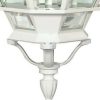 * | Promo 3 Light Outdoor Wall Lantern Sconce White Aurora Lighting