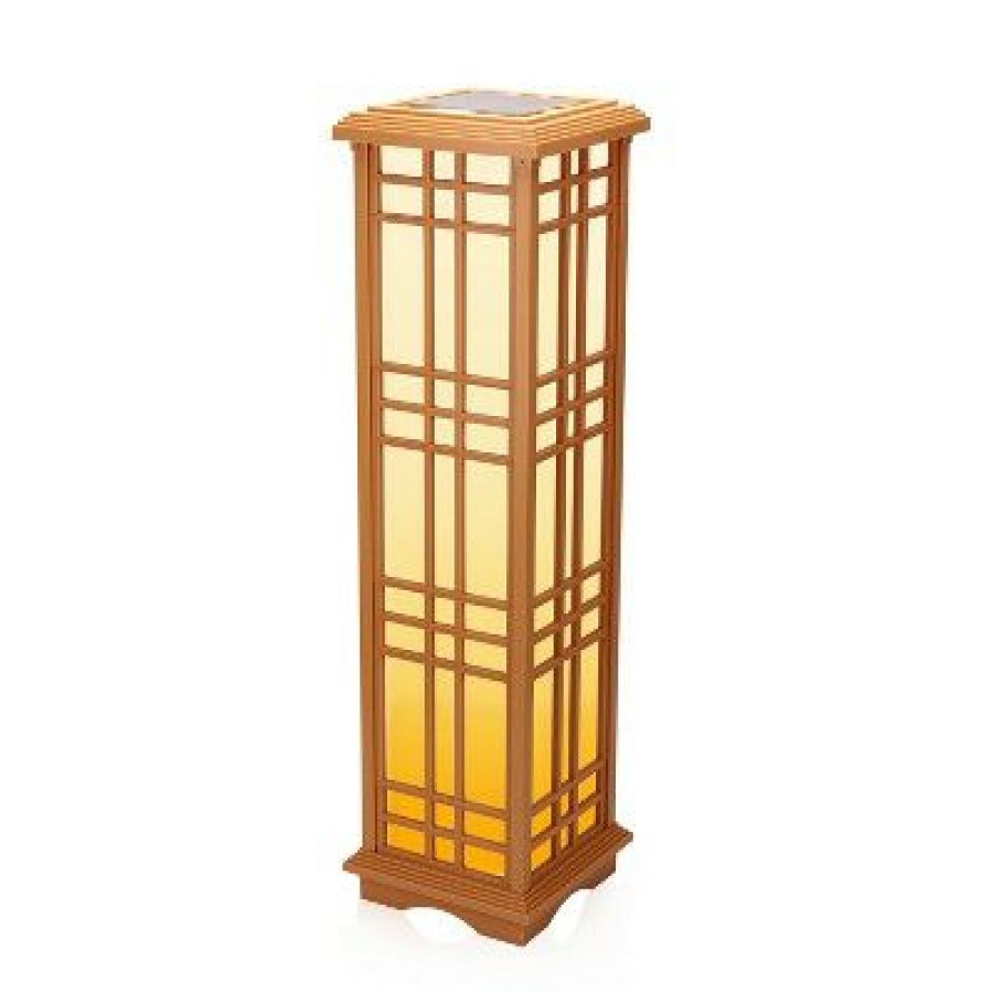 * | Buy 3Pk Solar Led Zen Outdoor Lantern Bundle With Amber/White Light Techko Maid