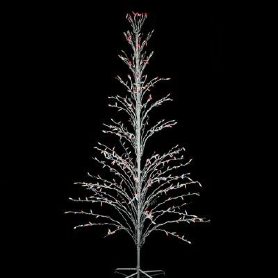 * | Best Sale Northlight 4 Prelit Artificial Christmas Tree White Lighted Cascade Twig Outdoor Decoration Multi-Color Lights