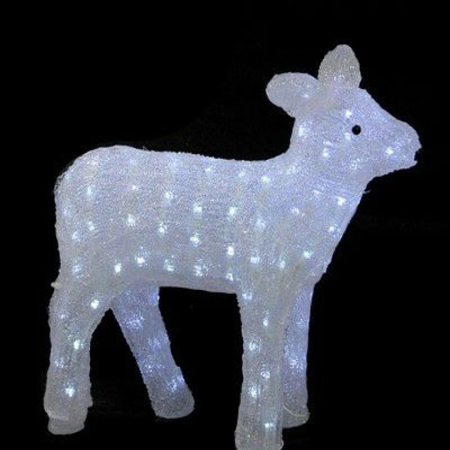 * | Outlet Northlight 18 Lighted Commercial Grade Acrylic Baby Reindeer Christmas Outdoor Decoration