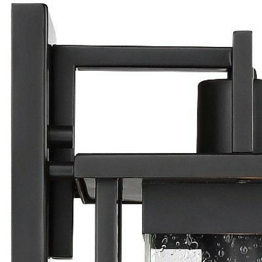 * | Best Reviews Of John Timberland Modern Outdoor Wall Light Fixture Painted Dark Gray 13 Spotted Clear Glass For Exterior House Porch Patio