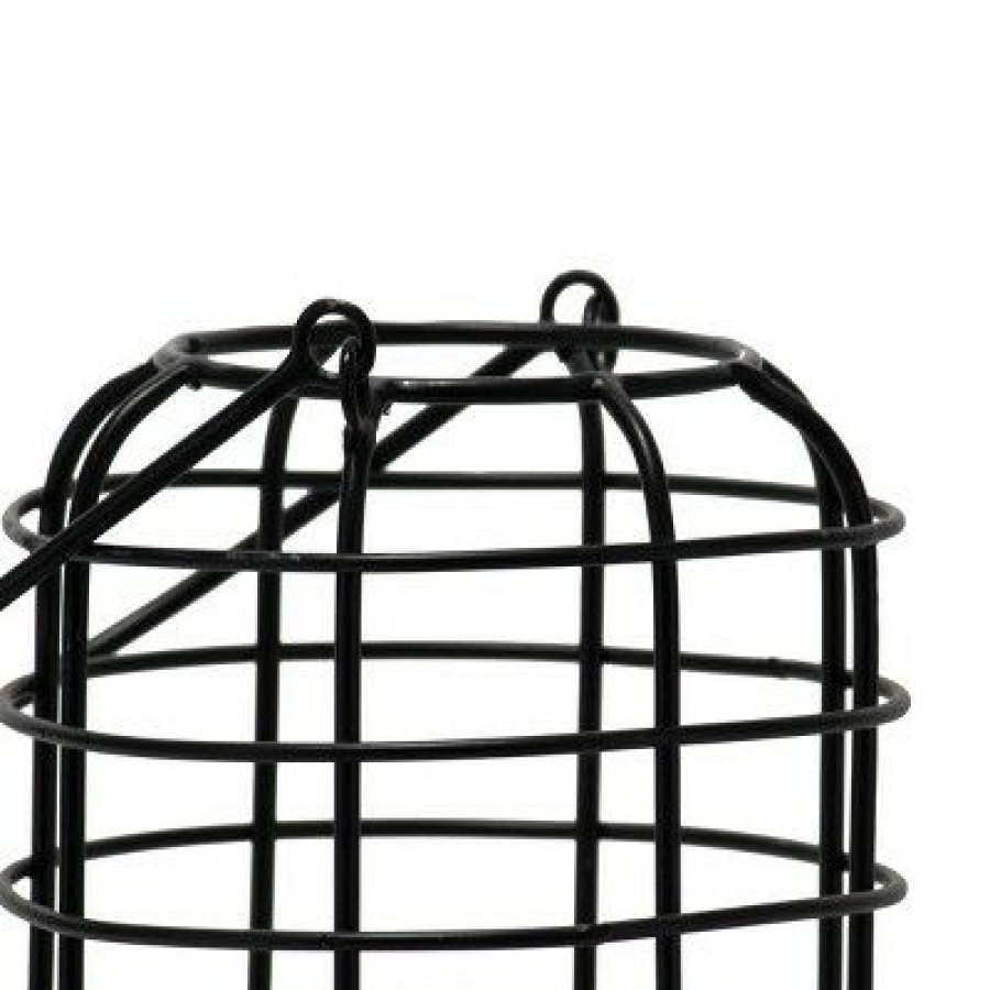 * | Hot Sale Black Round Metal Wire Pillar Candle Holder With Handle Foreside Home & Garden