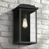 * | Top 10 John Timberland Rustic Industrial Outdoor Wall Light Fixture Textured Black Metal 18 1/2 Clear Glass Exterior House Porch Patio