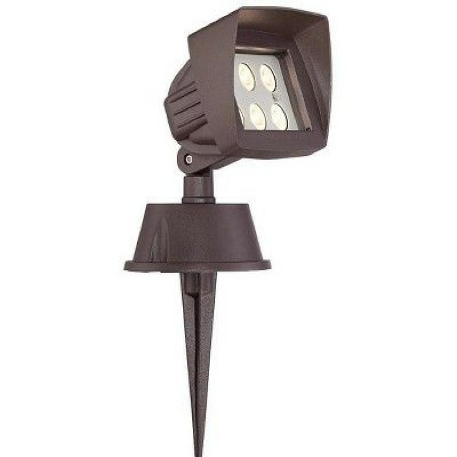 * | Promo Super Duty Bronze Led Spot And Flood Light Complete Landscape Kit