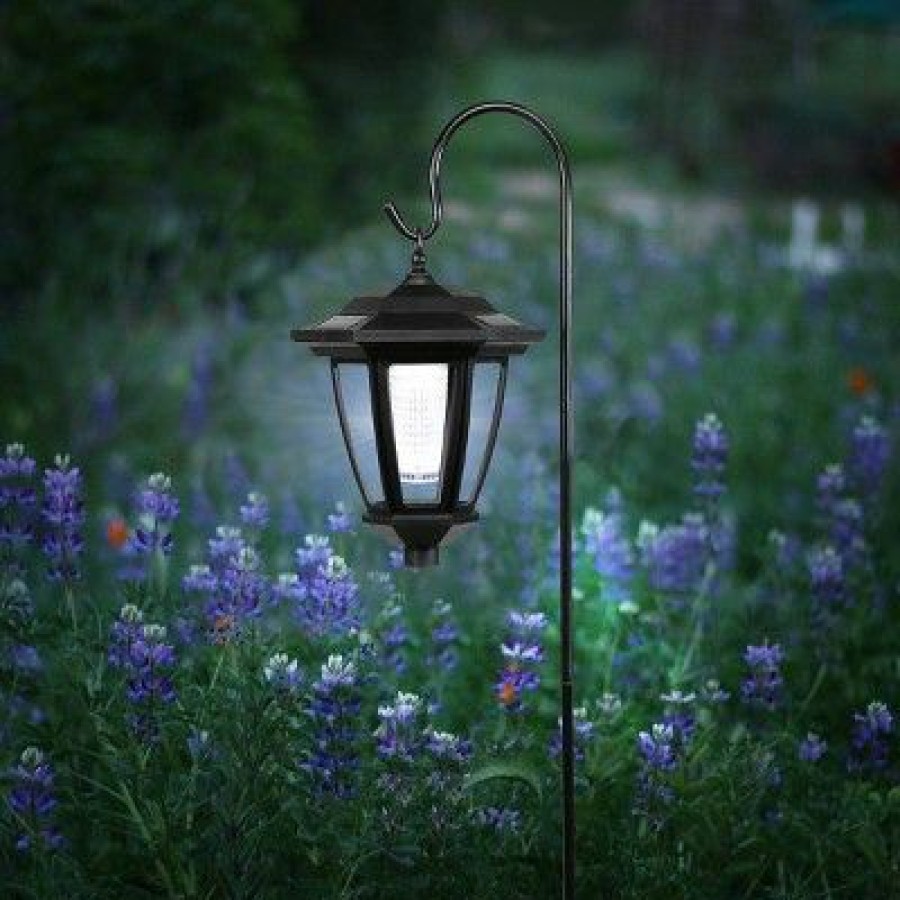 * | Best Sale Alpine Corporation Solar Outdoor Lantern Black