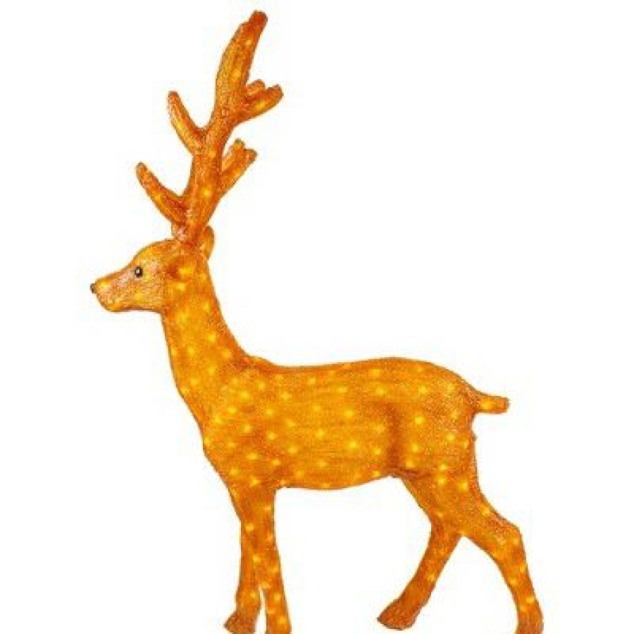 * | Best Sale Northlight 46 Lighted Commercial Grade Acrylic Standing Reindeer Christmas Display Decoration