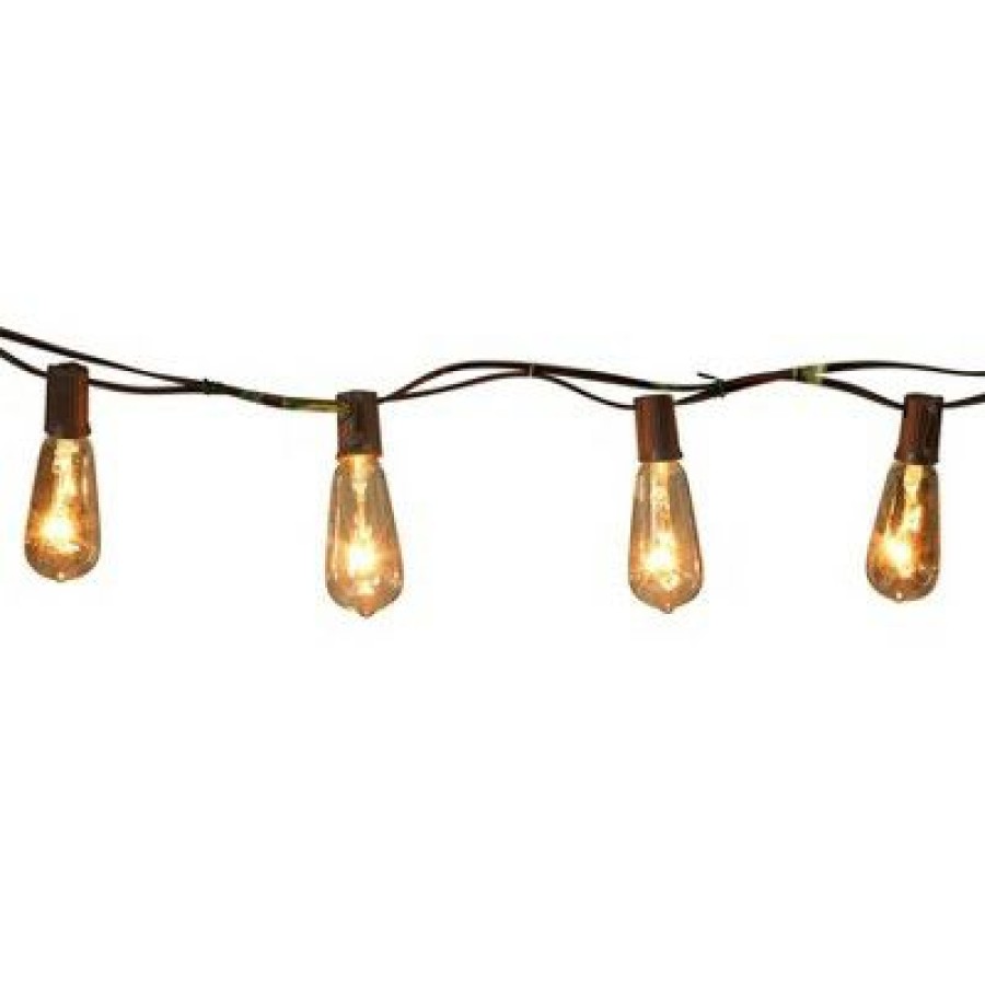 * | Buy Sterling 10Ct Patio String Lights Brown Wire