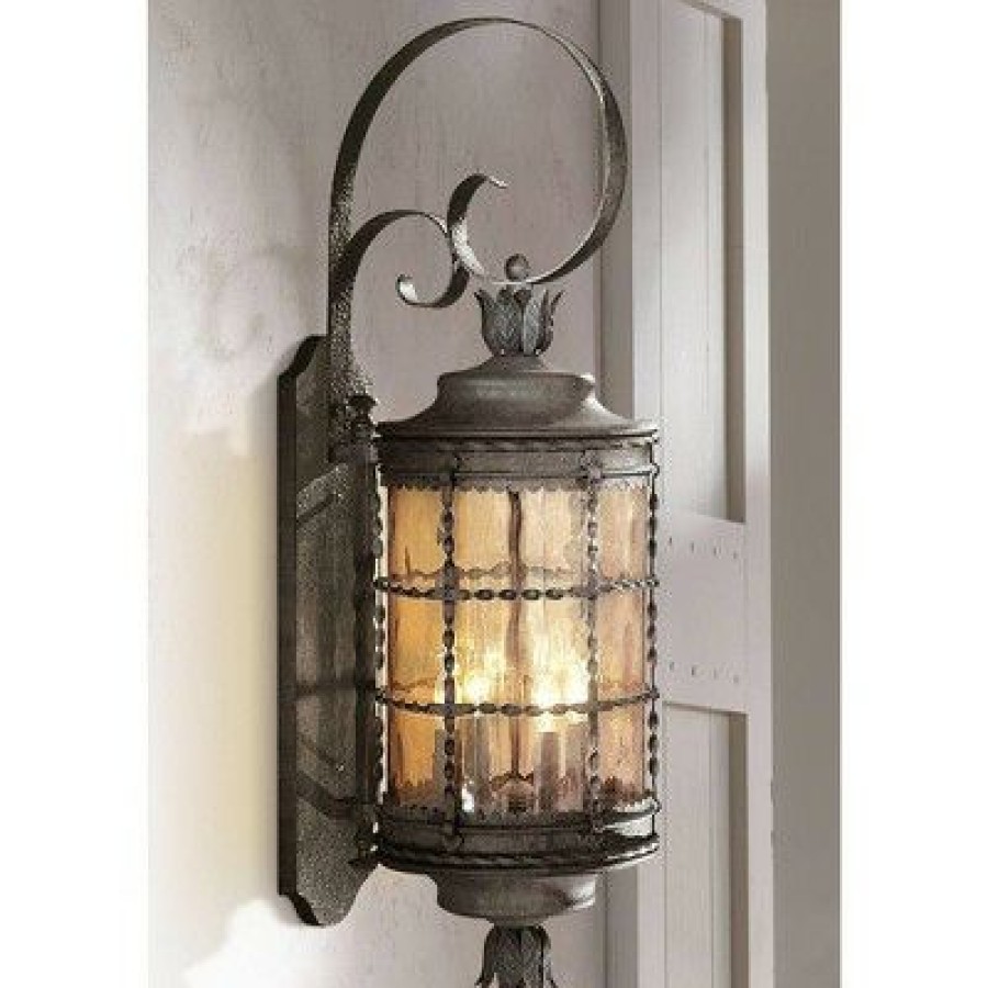 * | Budget Minka Lavery Mallorca Collection Iron 34 1/4 High Outdoor Light