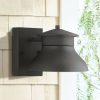 * | New John Timberland Modern Outdoor Wall Light Fixture Led Black 5 Non Glass Dark Sky For Exterior House Porch Patio Deck Barn