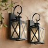 * | Top 10 John Timberland Vintage Outdoor Wall Light Fixtures Set Of 2 Textured Black 14 1/2 Dusk To Dawn Motion Sensor For Exterior House