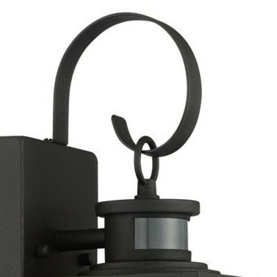 * | Top 10 John Timberland Vintage Outdoor Wall Light Fixtures Set Of 2 Textured Black 14 1/2 Dusk To Dawn Motion Sensor For Exterior House