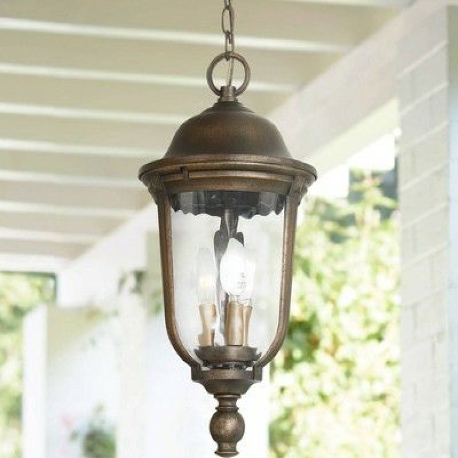 * | Best Pirce Minka Lavery Havenwood 19 3/4 H Tavira Bronze And Silver Outdoor Hanging Light