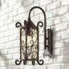 * | Cheap John Timberland Rustic Outdoor Wall Light Fixture Dark Walnut Iron Twists 18 1/2 Champagne Hammered Glass For Exterior House Deck