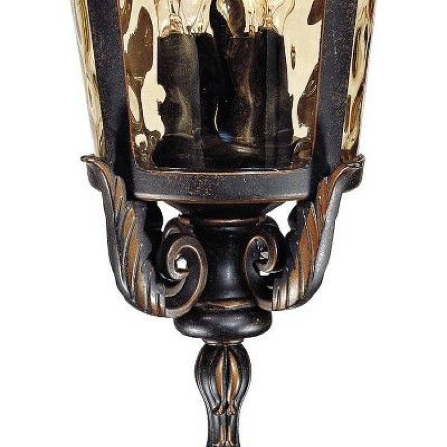 * | Cheapest John Timberland Traditional Outdoor Light Hanging Veranda Bronze Scroll 26 1/4 Champagne Water Glass Damp Rated For Porch Patio