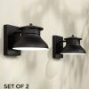 * | Wholesale John Timberland Modern Outdoor Wall Light Fixtures Set Of 2 Led Black 5 Non Glass Dark Sky For Exterior House Porch Patio Barn