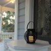 * | Buy Alpine Corporation Solar Outdoor Lantern With Shepherd Hook Stake Black