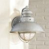 * | Top 10 John Timberland Industrial Farmhouse Outdoor Barn Light Fixture Led Galvanized 8 1/2 Seedy Glass Exterior House Porch Patio Deck