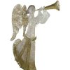 * | Cheap Northlight 44 Cotton Thread Led Lighted Gold And Silver Glitter Angel Outdoor Christmas Decoration