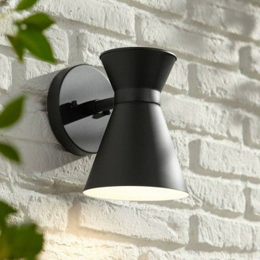 * | Discount John Timberland Modern Outdoor Wall Light Fixture Led Black Steel 8 Swivel Head For Exterior House Porch Patio Deck