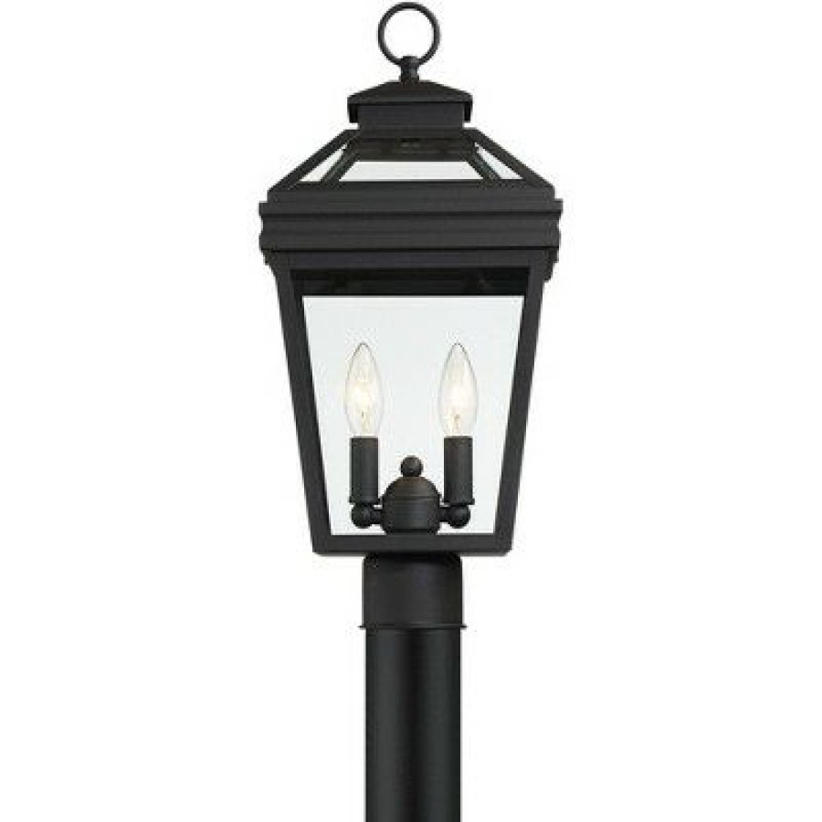 * | Cheap John Timberland Traditional Outdoor Post Light Fixture Textured Black 18 1/2 Clear Glass For Exterior House Garden Yard Walkway