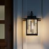 * | Cheap 11.75" Stained Glass 1-Light Prairie Style Outdoor Wall Lantern Sconce Oil-Rubbed Bronze River Of Goods