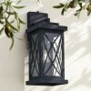 * | Deals John Timberland Outdoor Wall Light Fixture Black 15 Clear Glass Security Dusk To Dawn For Exterior House Porch Patio