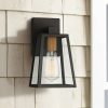 * | Cheapest John Timberland Modern Outdoor Wall Light Fixture Mystic Black Gold 10 3/4 Clear Glass Panels Exterior House Porch Patio Outside