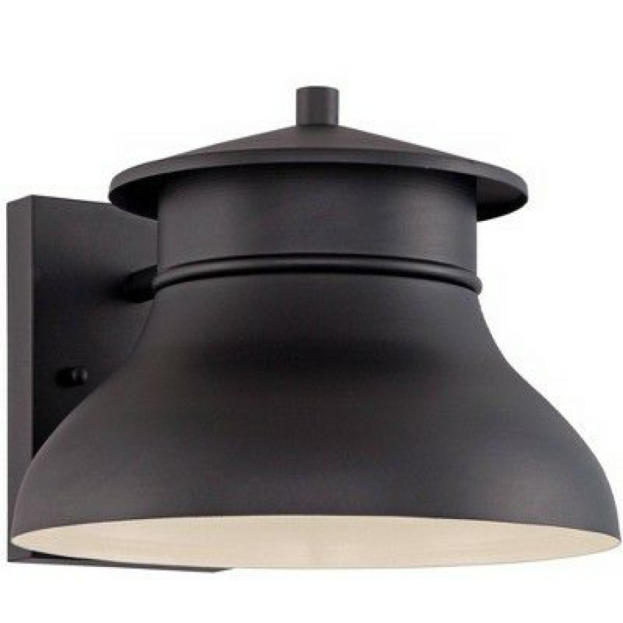 * | Wholesale John Timberland Modern Industrial Outdoor Wall Lights Fixtures Set Of 2 Black Led 7 1/2 Exterior House Porch Patio Outside Deck