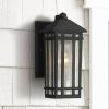 * | Hot Sale Kathy Ireland Sierra Craftsman 10 1/2 H Black Outdoor Wall Light