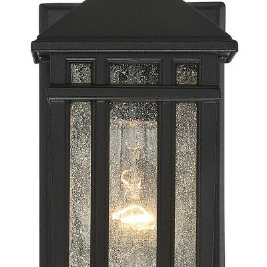 * | Hot Sale Kathy Ireland Sierra Craftsman 10 1/2 H Black Outdoor Wall Light